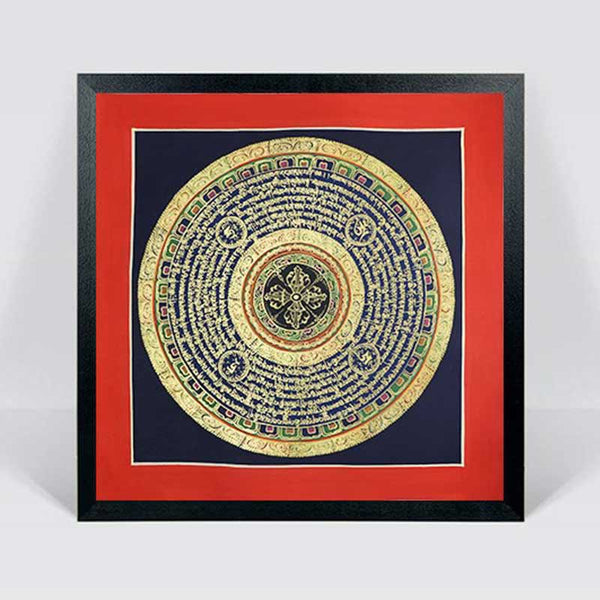 Buddha Stones Tibetan Handmade Thangka Painting Spiritual Blessing Blind Box Random Color Pattern
