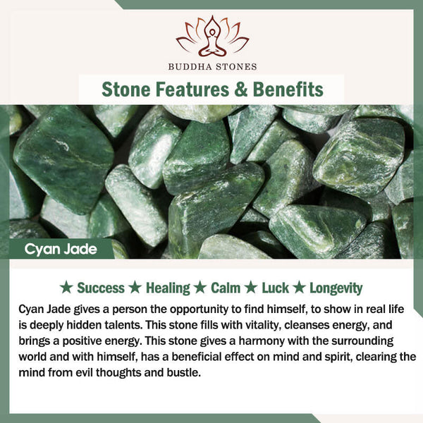 Buddha Stones "Sending Blessings of Wealth and Peace" PiXiu Jade Bracelet Includes Gift Message Card
