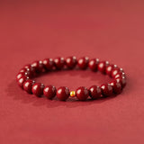 Buddha Stones "Wishing Protection and Energy" Cinnabar Bracelet Includes Gift Message Card