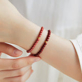 Buddha Stones "Wishing Protection and Energy" Cinnabar Bracelet Includes Gift Message Card