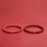 Buddha Stones "Wishing Protection and Energy" Cinnabar Bracelet Includes Gift Message Card