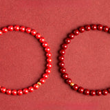 Buddha Stones "Wishing Protection and Energy" Cinnabar Bracelet Includes Gift Message Card