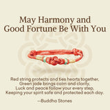 Buddha Stones "May Harmony and Good Fortune Be With You" Bracelet Includes Gift Message Card