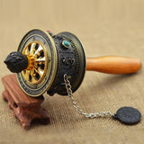 Buddha Stones Tibetan Lucky Prayer Wheel Decoration