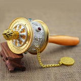 Buddha Stones Tibetan Lucky Prayer Wheel Decoration