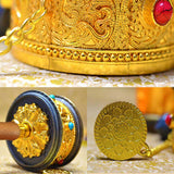 Buddha Stones Tibetan Lucky Prayer Wheel Decoration