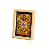 Buddha Stones Lotus Golden Ingot Thangka Photo Frame Ornament Home Decor