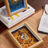 Buddha Stones Lotus Golden Ingot Thangka Photo Frame Ornament Home Decor