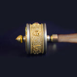 Buddha Stones Tibetan Lucky Prayer Wheel Six True Words Decoration