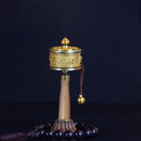 Buddha Stones Tibetan Lucky Prayer Wheel Six True Words Decoration