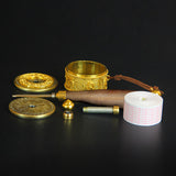 Buddha Stones Tibetan Lucky Prayer Wheel Six True Words Decoration