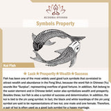 Buddha Stones Handmade Red String Double Koi Fish Protection Braided Cord Adjustable Bracelet