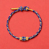 Buddha Stones Koi Fish Luck Hand-Woven String Bracelet
