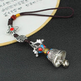Buddha Stones Tibet Om Mani Padme Hum Vajra Dorje Spiritual Car Hanging Decoration