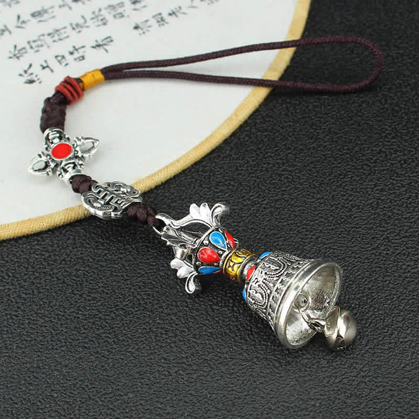 Buddha Stones Tibet Om Mani Padme Hum Vajra Dorje Spiritual Car Hanging Decoration