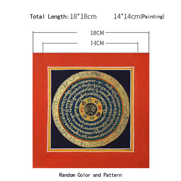 Buddha Stones Tibetan Handmade Thangka Painting Spiritual Blessing Blind Box Random Color Pattern
