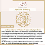 Buddha Stones Om Mani Padme Hum Protection Luck String Bracelet