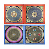 Buddha Stones Tibetan Handmade Thangka Painting Spiritual Blessing Blind Box Random Color Pattern