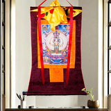 Buddha Stones Tibetan Thousand-handed Avalokitesvara Framed Thangka Blessing Decoration