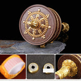 Buddha Stones Tibetan Prayer Wheel Six True Words Copper Balance Decoration