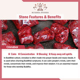 Buddha Stones "Wishing Protection and Energy" Cinnabar Bracelet Includes Gift Message Card