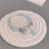 Buddha Stones "Sending Luck and Inner Peace" Cat's Eye Butterfly Bracelet Includes Gift Message Card
