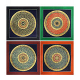 Buddha Stones Tibetan Handmade Thangka Painting Spiritual Blessing Blind Box Random Color Pattern