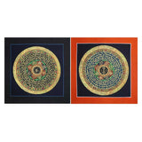 Buddha Stones Tibetan Handmade Thangka Painting Spiritual Blessing Blind Box Random Color Pattern