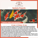 Buddha Stones "Wishing Luck and Prosperity" White Jade Koi Fish Necklace Includes Gift Message Card