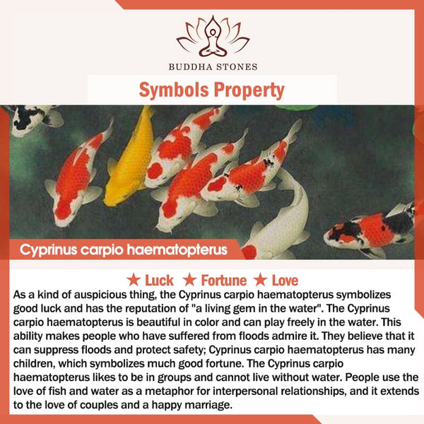 Buddha Stones "Wishing Luck and Prosperity" White Jade Koi Fish Necklace Includes Gift Message Card