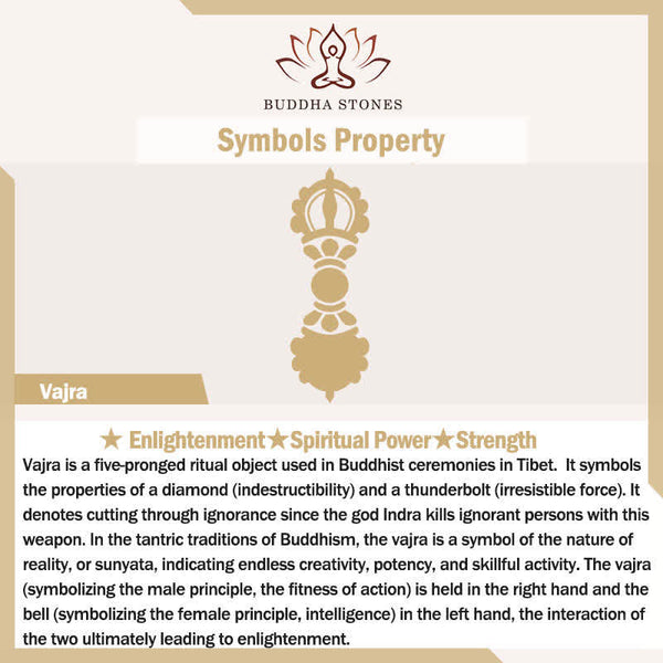 Buddha Stones Tibet Vajra Spiritual Power Car Hanging Decoration