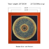 Buddha Stones Tibetan Handmade Thangka Painting Spiritual Blessing Blind Box Random Color Pattern