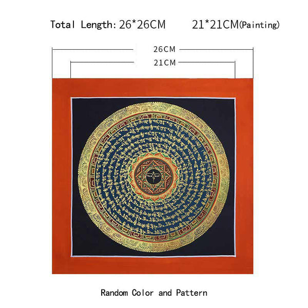 Buddha Stones Tibetan Handmade Thangka Painting Spiritual Blessing Blind Box Random Color Pattern