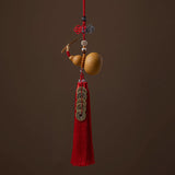 Buddha Stones Feng Shui Coins Gourd Chinese Knot Lucky Coins Five Emperor Money Wealth Tassels Decoration