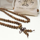 Buddha Stones 108 Mala Beads Bracelet Prayer Meditation Sandalwood Elastic
