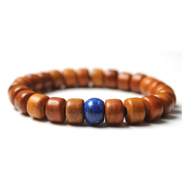 Buddha Stones Tibetan Bone Beads Om Mani Padme Hum Strength Bracelet