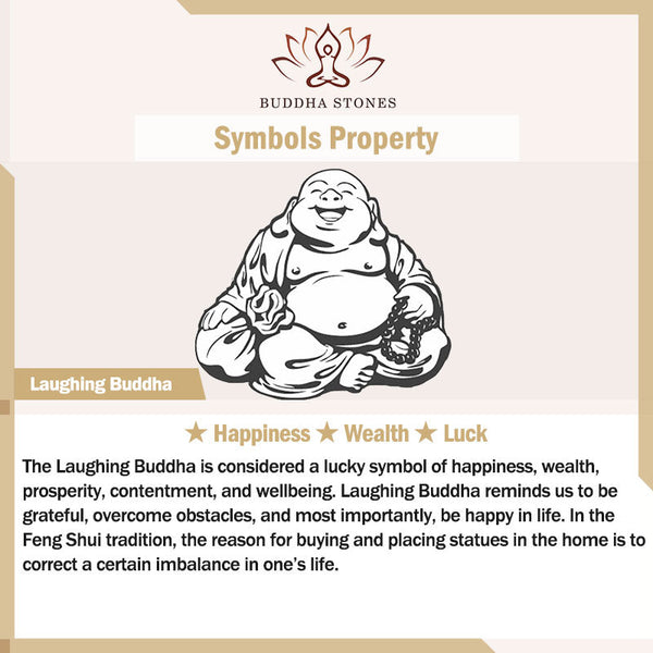 Buddha Stones 18K Gold Filled Laughing Buddha Jade Luck Necklace Chain Pendant