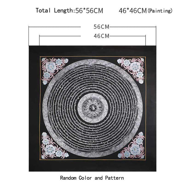 Buddha Stones Tibetan Handmade Thangka Painting Spiritual Blessing Blind Box Random Color Pattern