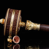 Buddha Stones Tibetan Prayer Wheel Six True Words Copper Balance Decoration