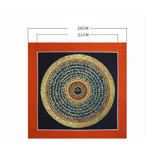 Buddha Stones Tibetan Handmade Thangka Painting Spiritual Blessing Blind Box Random Color Pattern